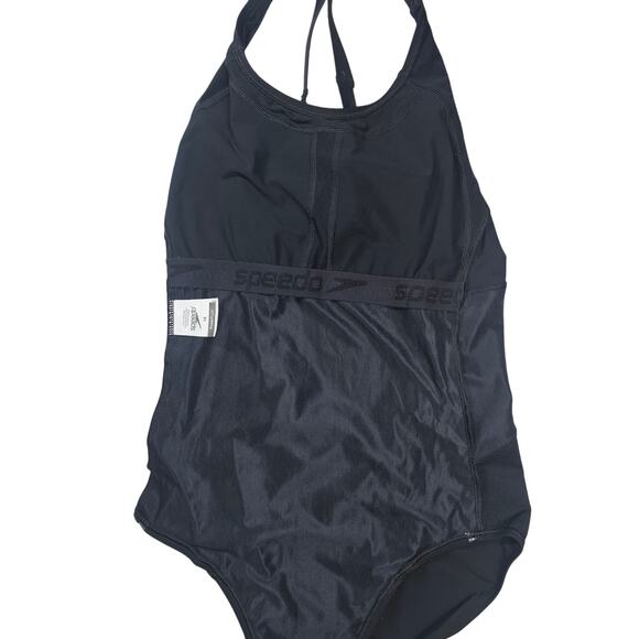 Speedo Power Plus LZR Fit Thick Strap Black Performance Swimsuit Size 14 - Picture 7 of 13